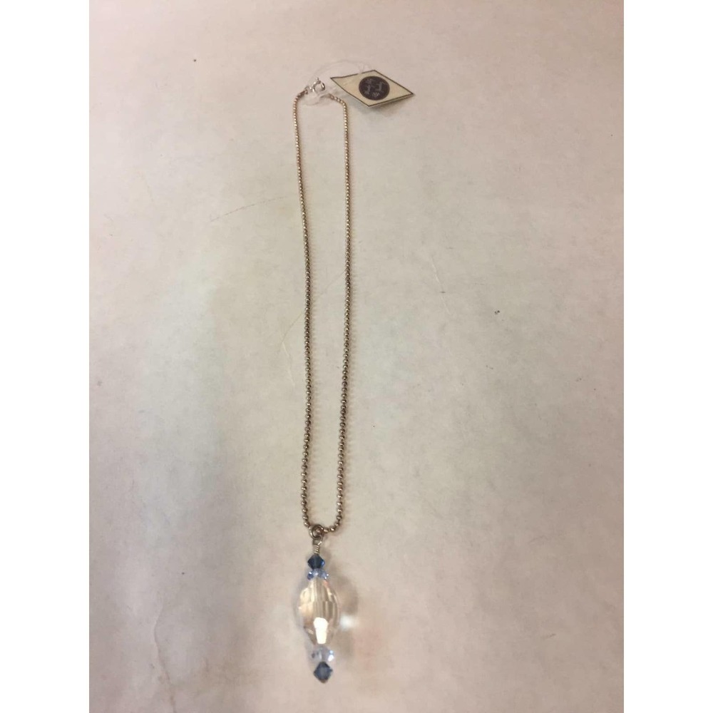 Crystal Like Pendant Chain Windy City Jewelry